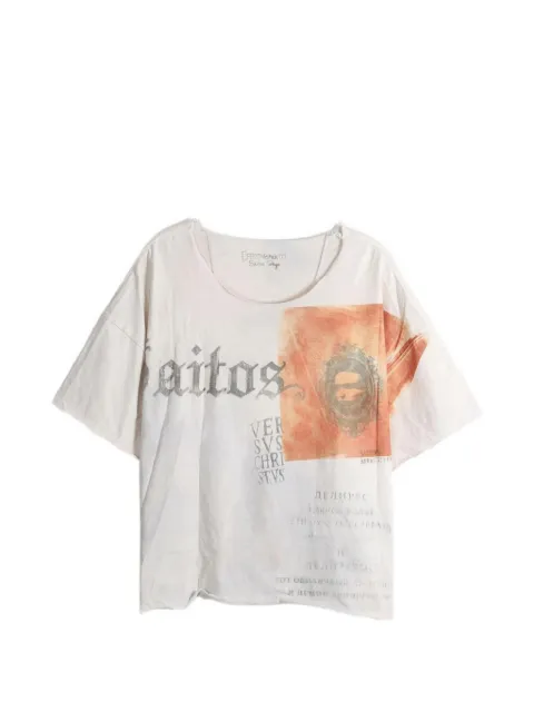 SAITOS 783 Anchor graphic-print distressed T-shirt