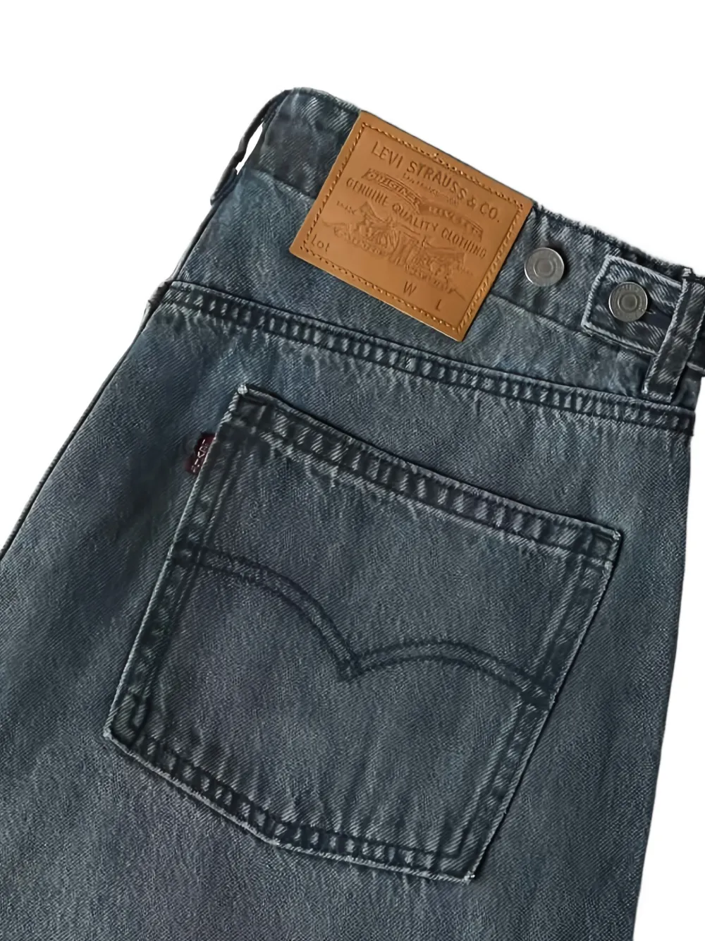 Levi's baggy-barrel trousers Blauw