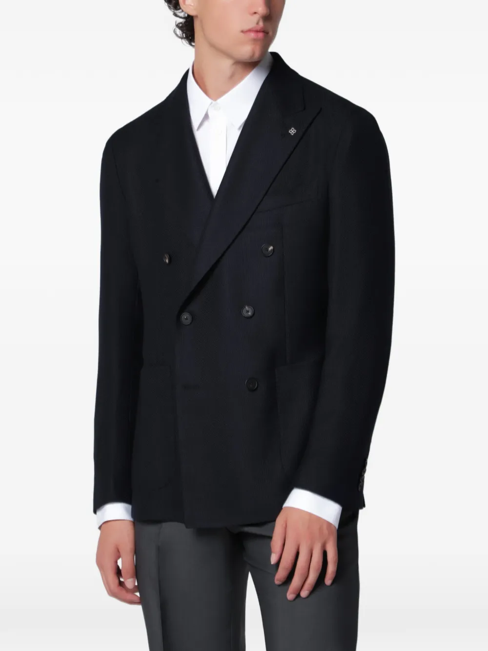 Tagliatore Montecarlo double-breasted blazer - Blu