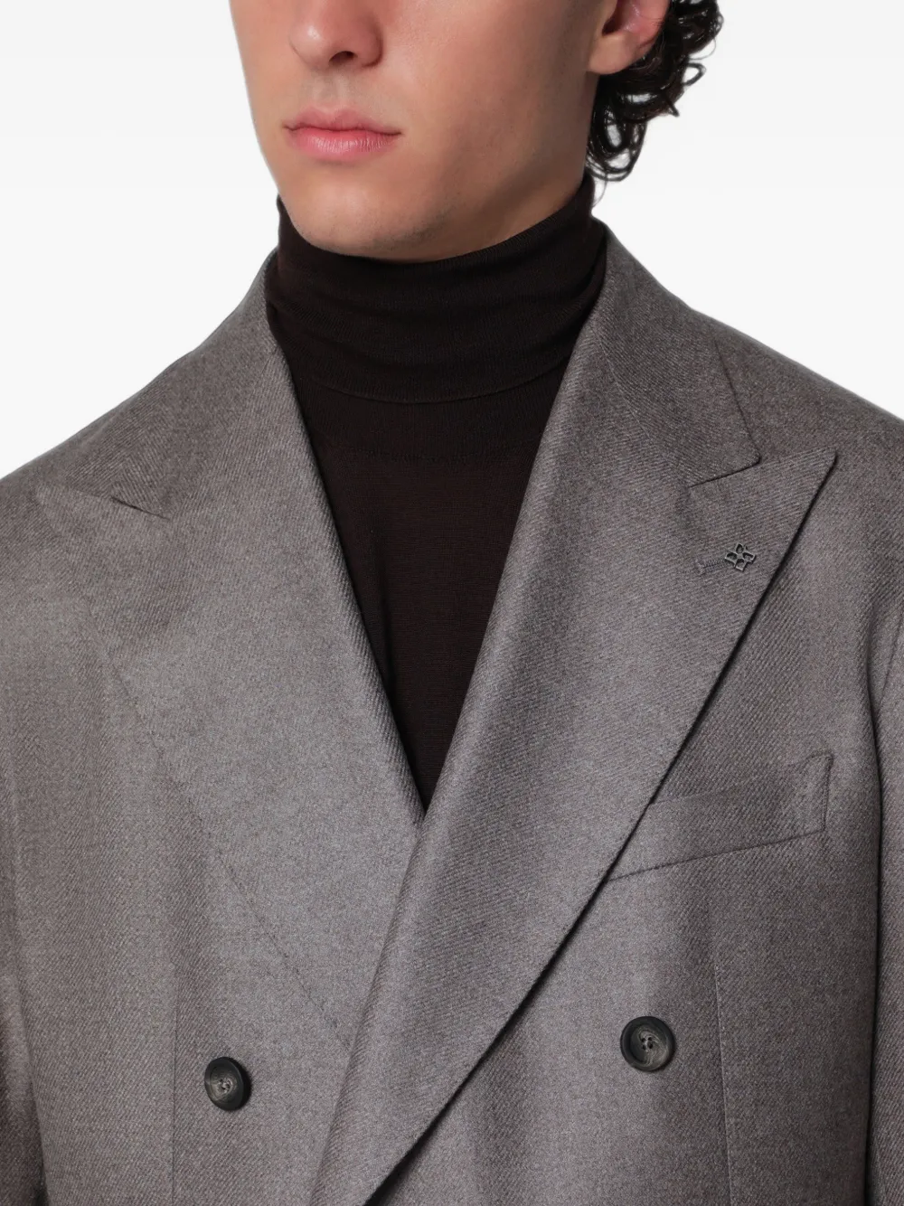 Tagliatore Blazer met dubbele rij knopen Grijs