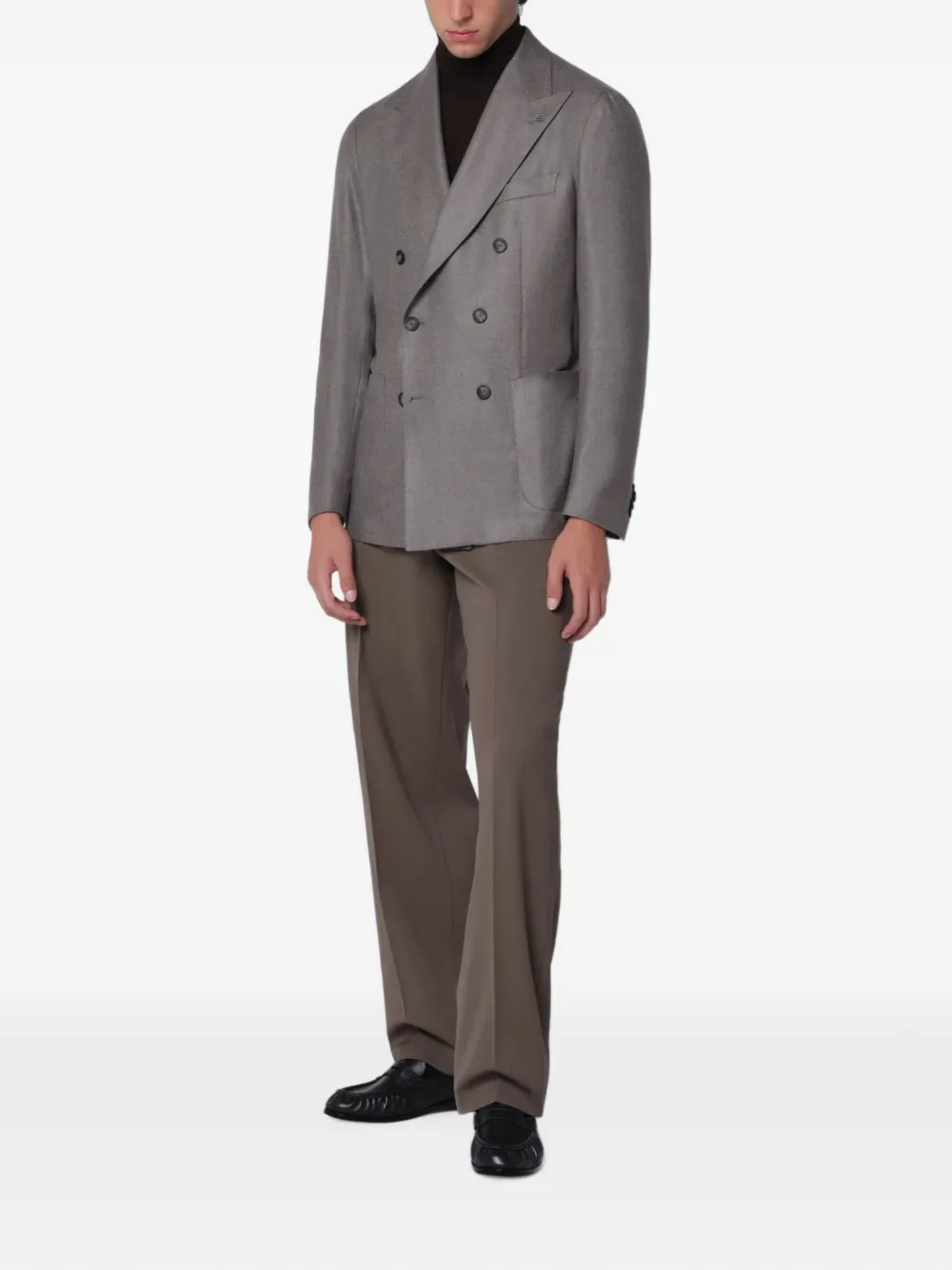 Tagliatore Blazer met dubbele rij knopen Grijs