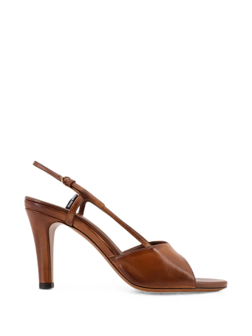 Miu leather sandals Bruin