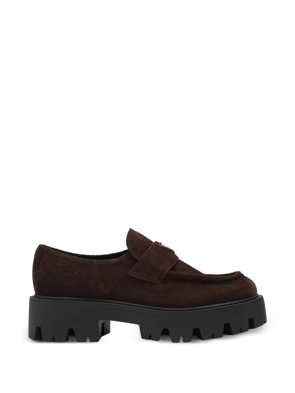 Prada suede loafers - Marrone