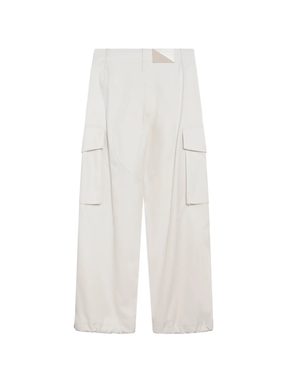 LOEWE Cargo broek van katoen en zijde Beige
