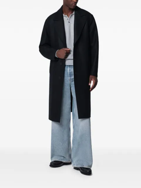 Harris Wharf London virgin-wool notch-lapel coat