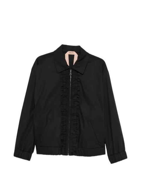 Nº21 ruffled zip-up jacket
