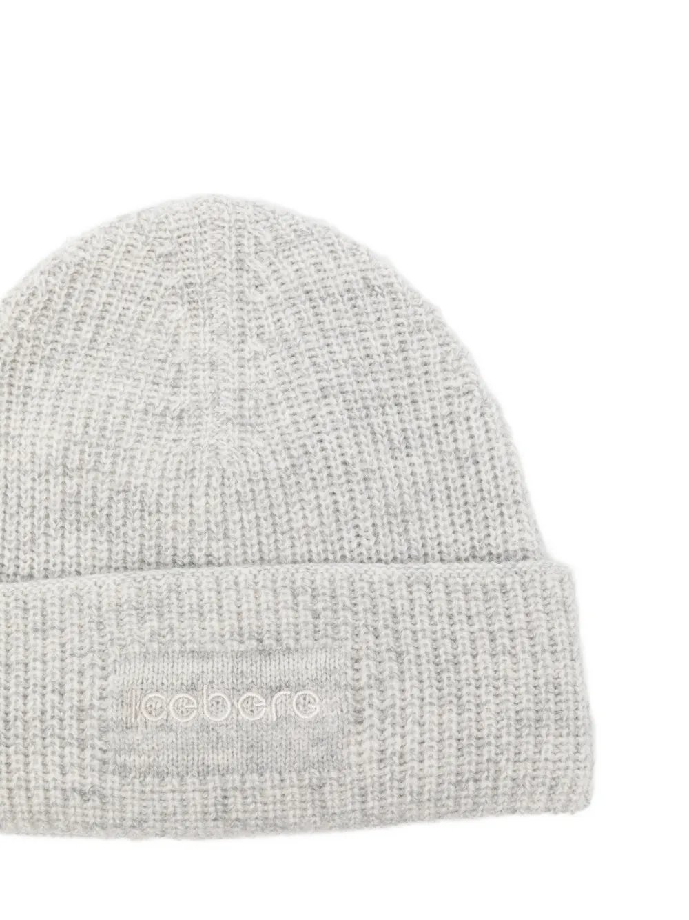 Iceberg Muts met logopatch Grijs