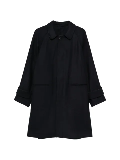 Nº21 raglan-sleeve concealed-fastening coat