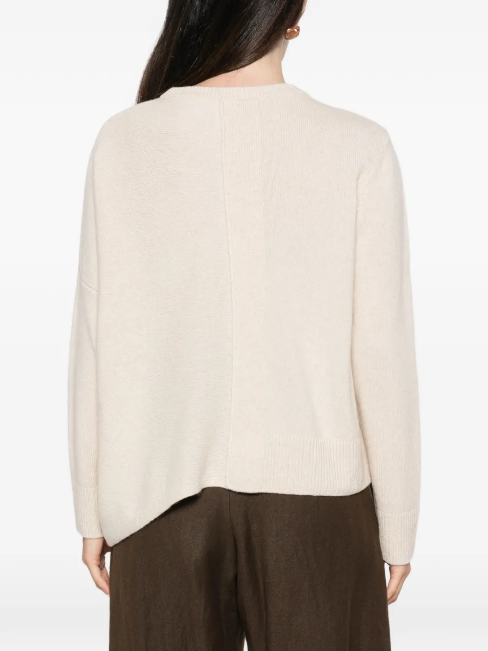 Liviana Conti Trui met asymmetrische afwerking Beige
