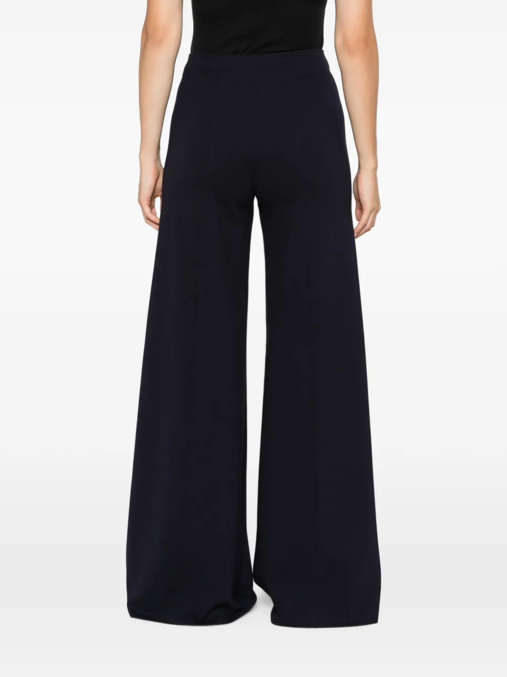 Liviana Conti Pantalon met wijde pijpen Blauw
