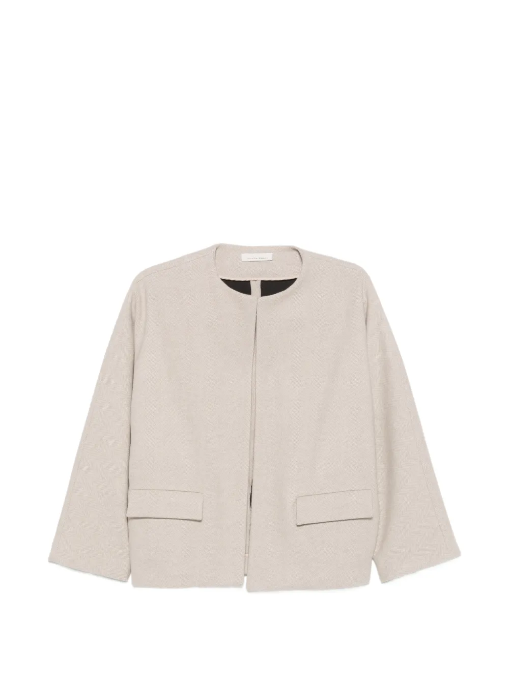 Liviana Conti herringbone-pattern flap-pocket jacket