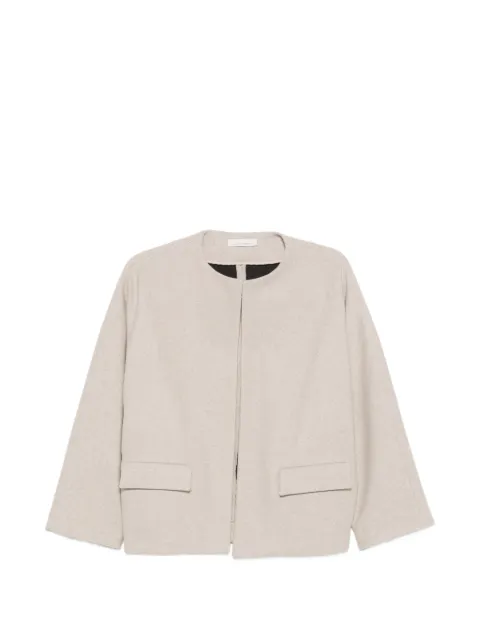 Liviana Conti herringbone-pattern flap-pocket jacket