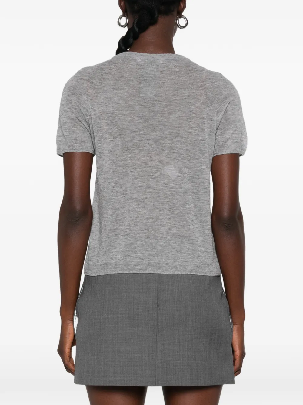 Liviana Conti T-shirt met korte mouwen Grijs