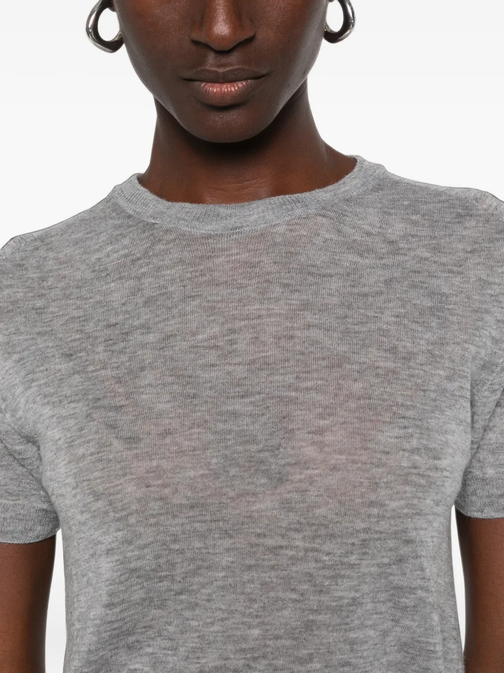 Liviana Conti T-shirt met korte mouwen Grijs