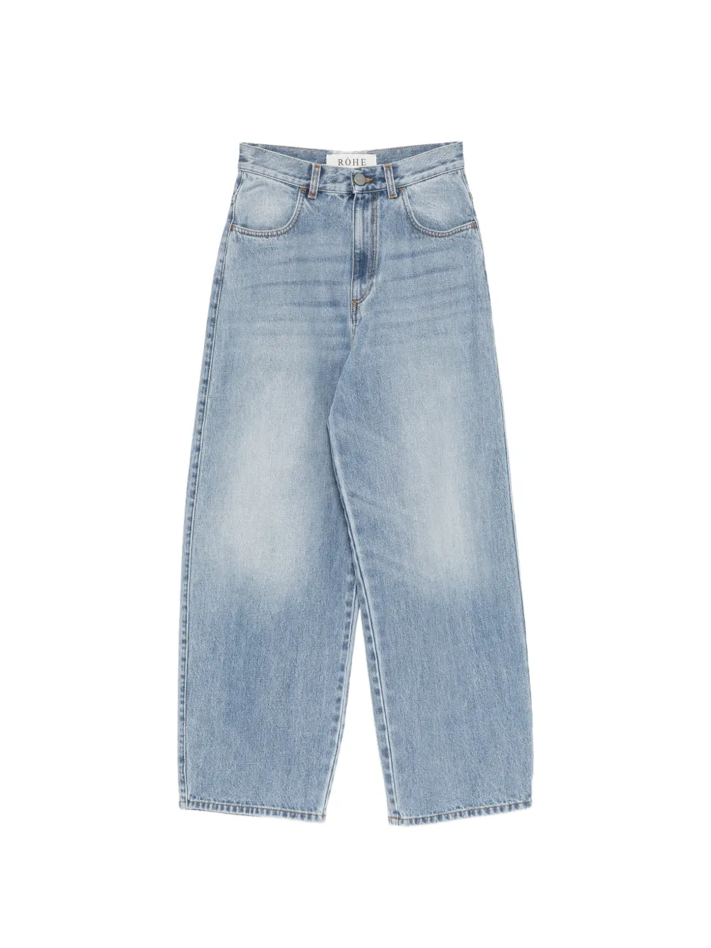 Róhe Jeans a gamba ampia - Blu