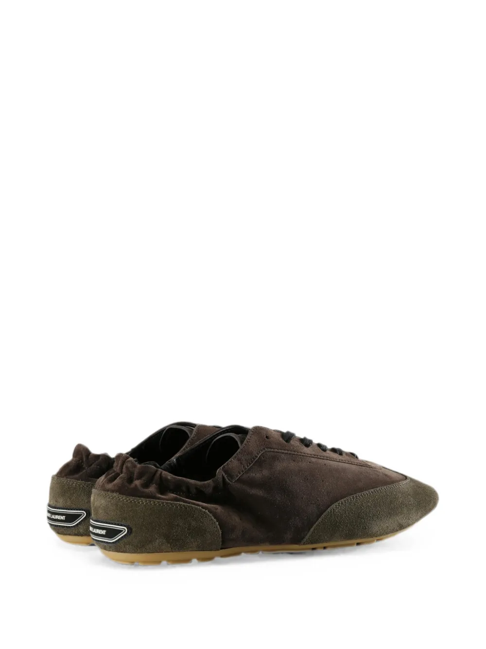 Saint Laurent Lewis suède sneakers Bruin