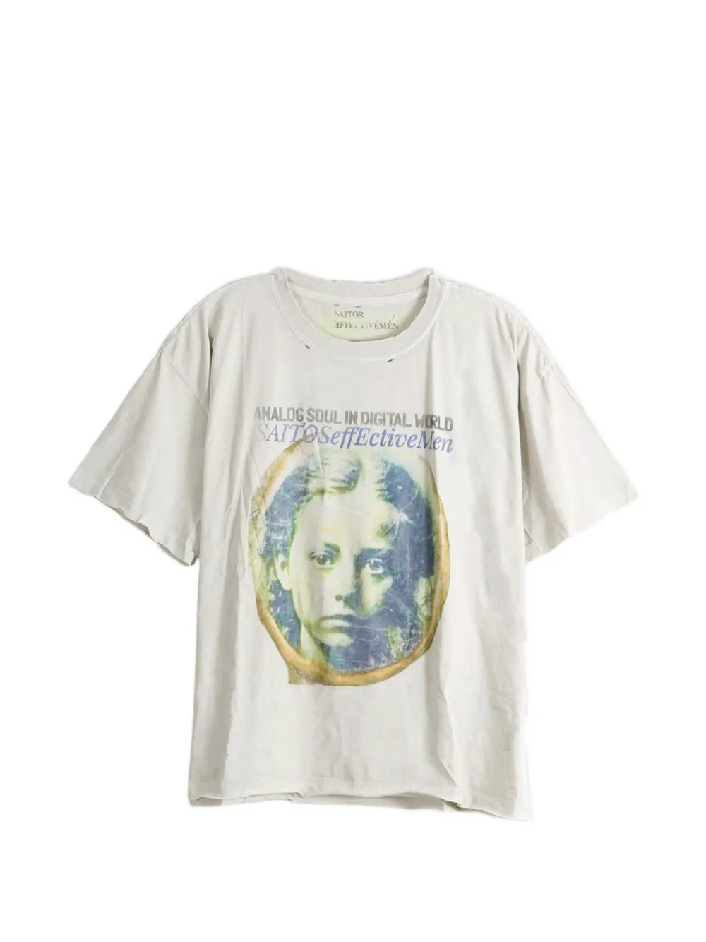 SAITOS graphic-print T-shirt - Weiß
