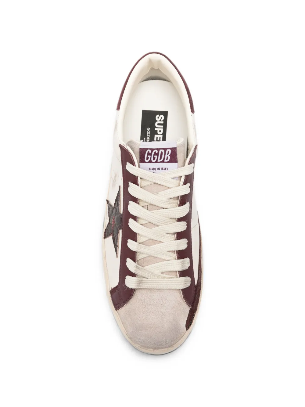 Golden Goose Super-Star distressed sneakers Beige