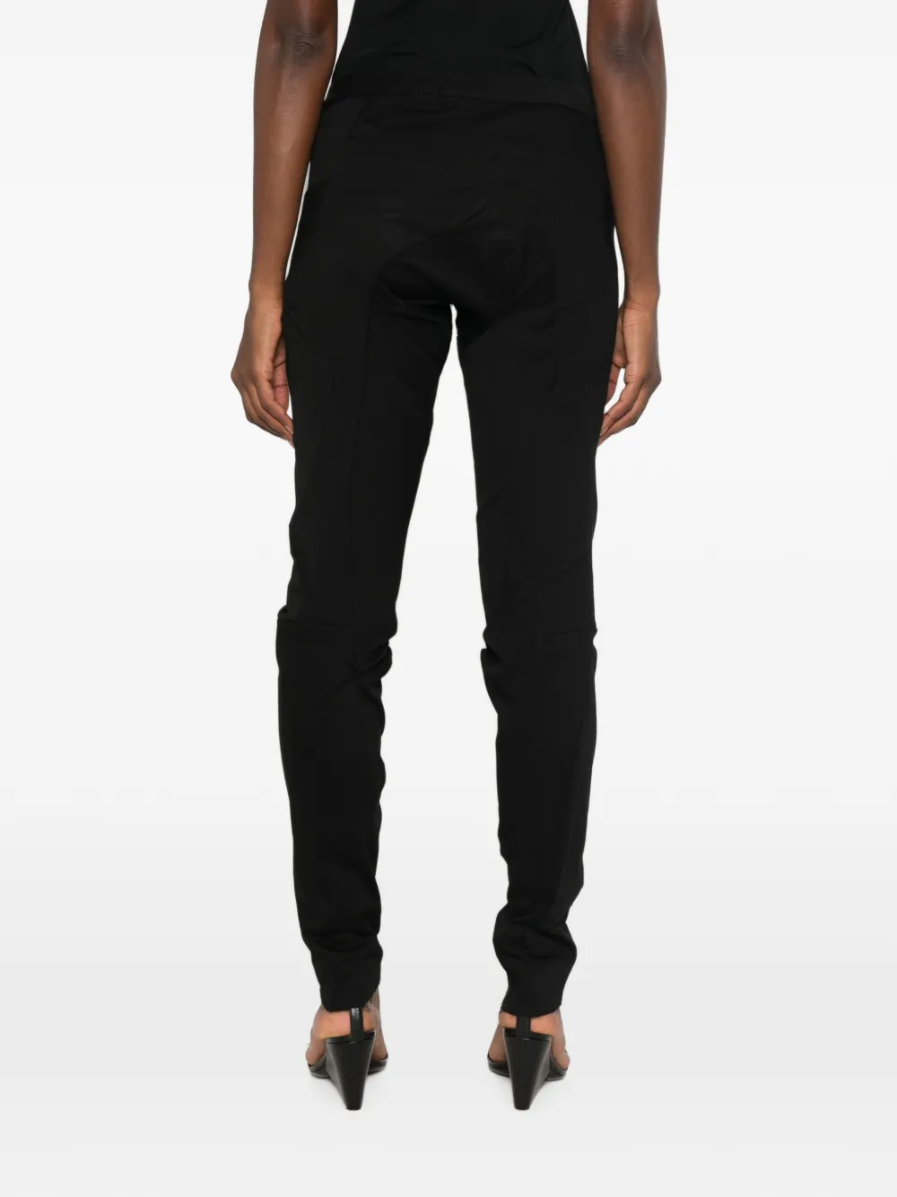 Leon Emanuel Blanck Asymmetrische broek Zwart
