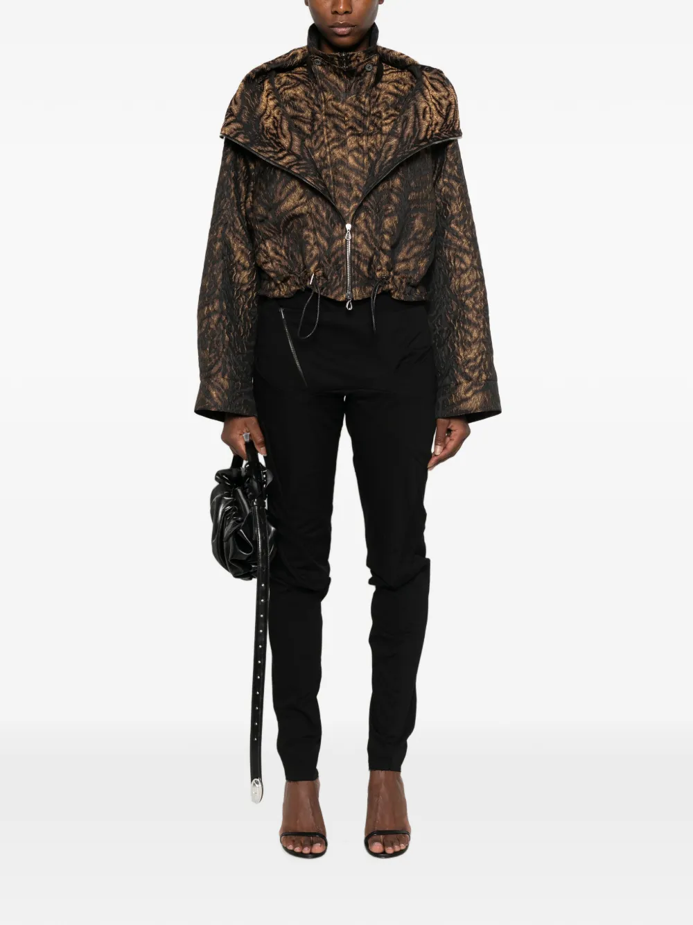 Leon Emanuel Blanck Asymmetrische broek Zwart