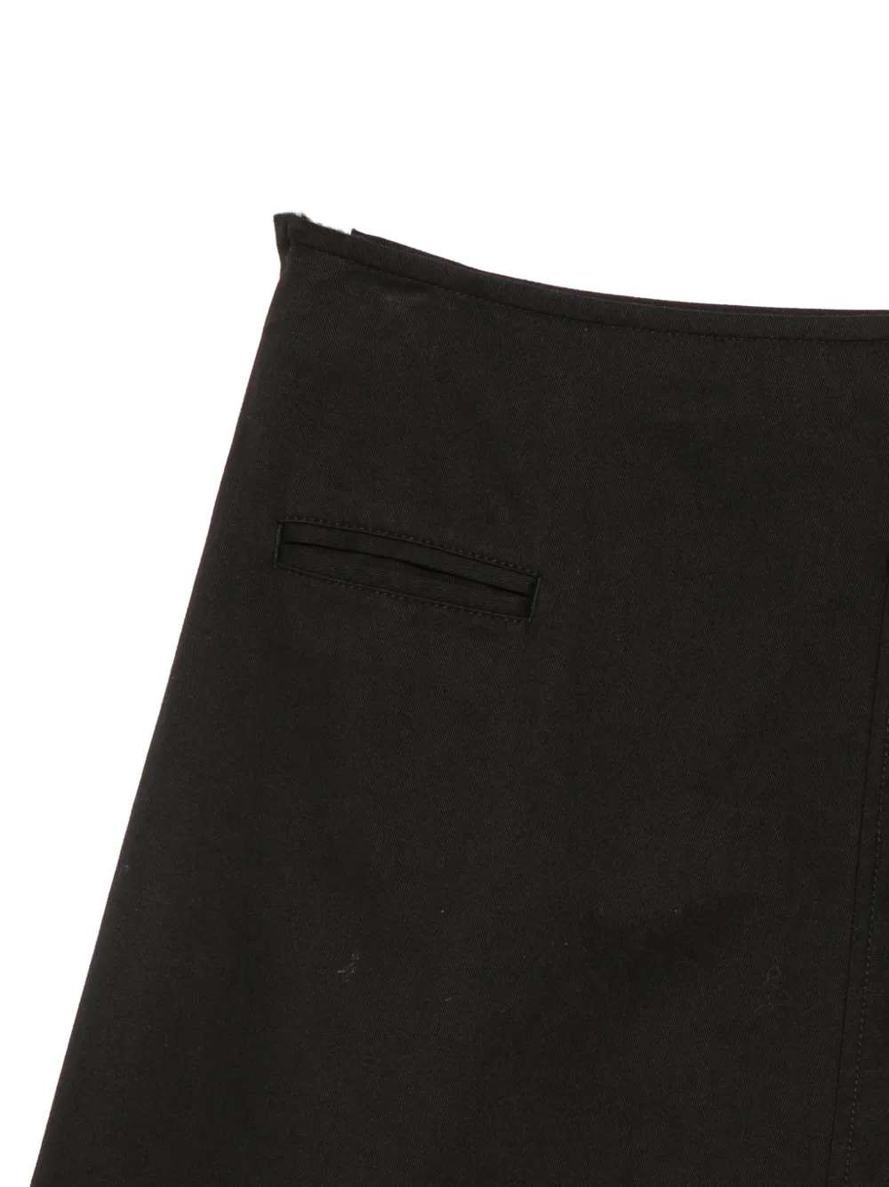 Yohji Yamamoto Rok met asymmetrische vlakken Zwart
