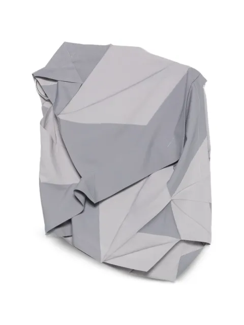 132 5. Issey Miyake haut plissé à imprimé géométrique