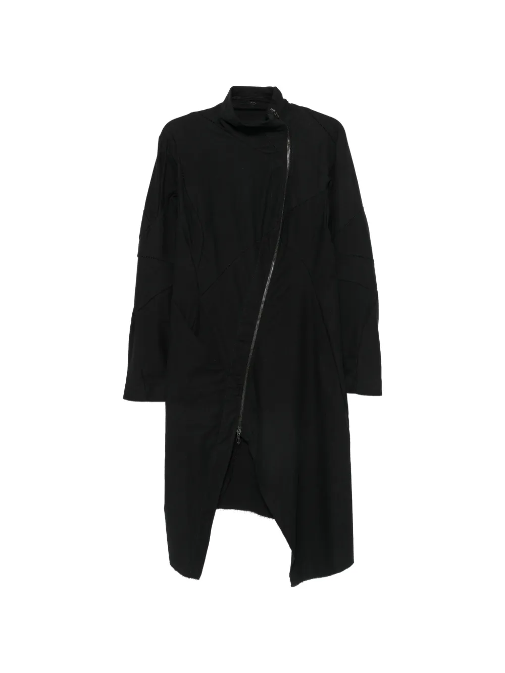 Leon Emanuel Blanck asymmetric zip-up coat