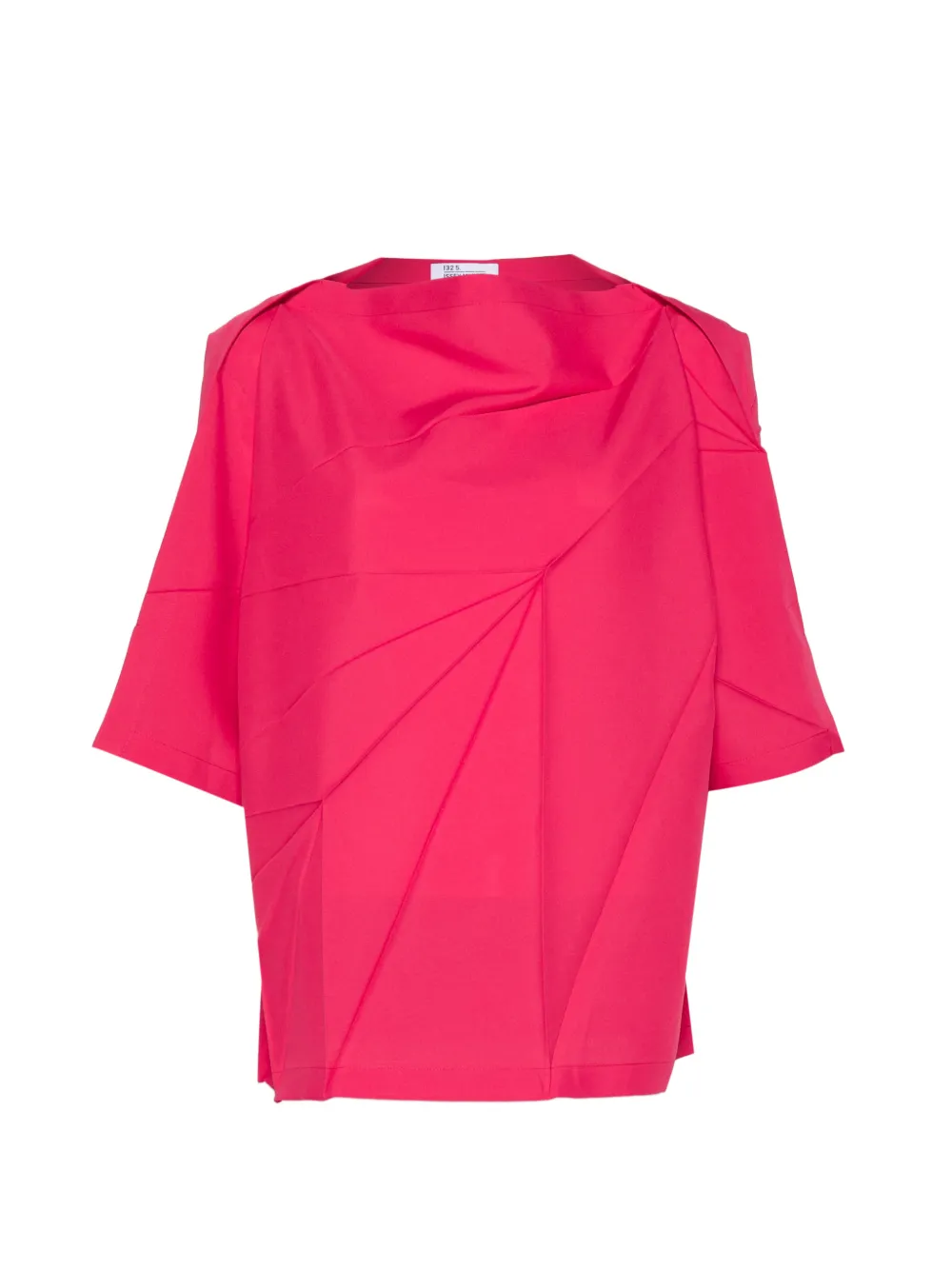 132 5. Issey Miyake origami-pleated boxy-fit blouse Roze