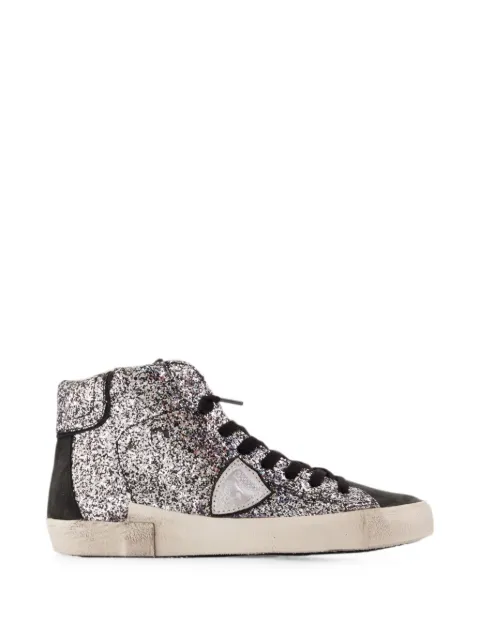Philippe Model Paris Prsx glitter-embellished sneakers