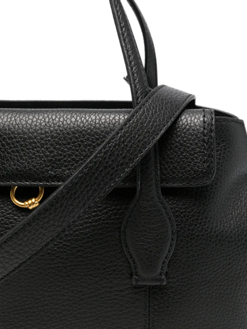 GIANNI CHIARINI Vicky shopper van leer met textuur Zwart