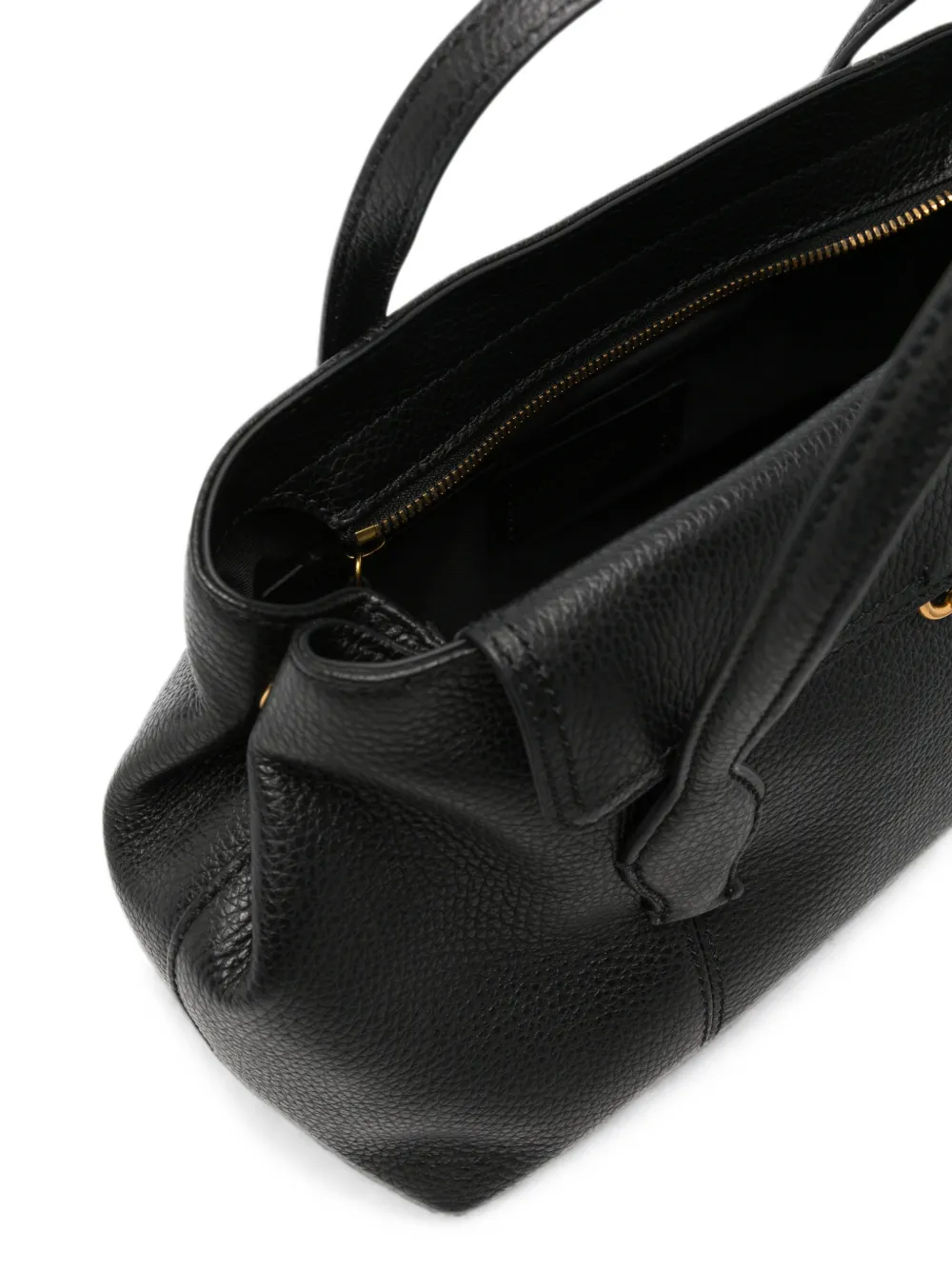GIANNI CHIARINI Vicky shopper van leer met textuur Zwart