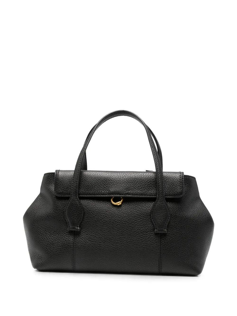 GIANNI CHIARINI Vicky pebbled leather tote bag - Nero