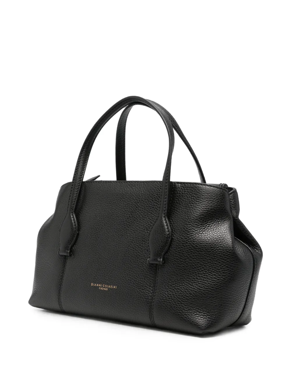 GIANNI CHIARINI Vicky shopper van leer met textuur Zwart