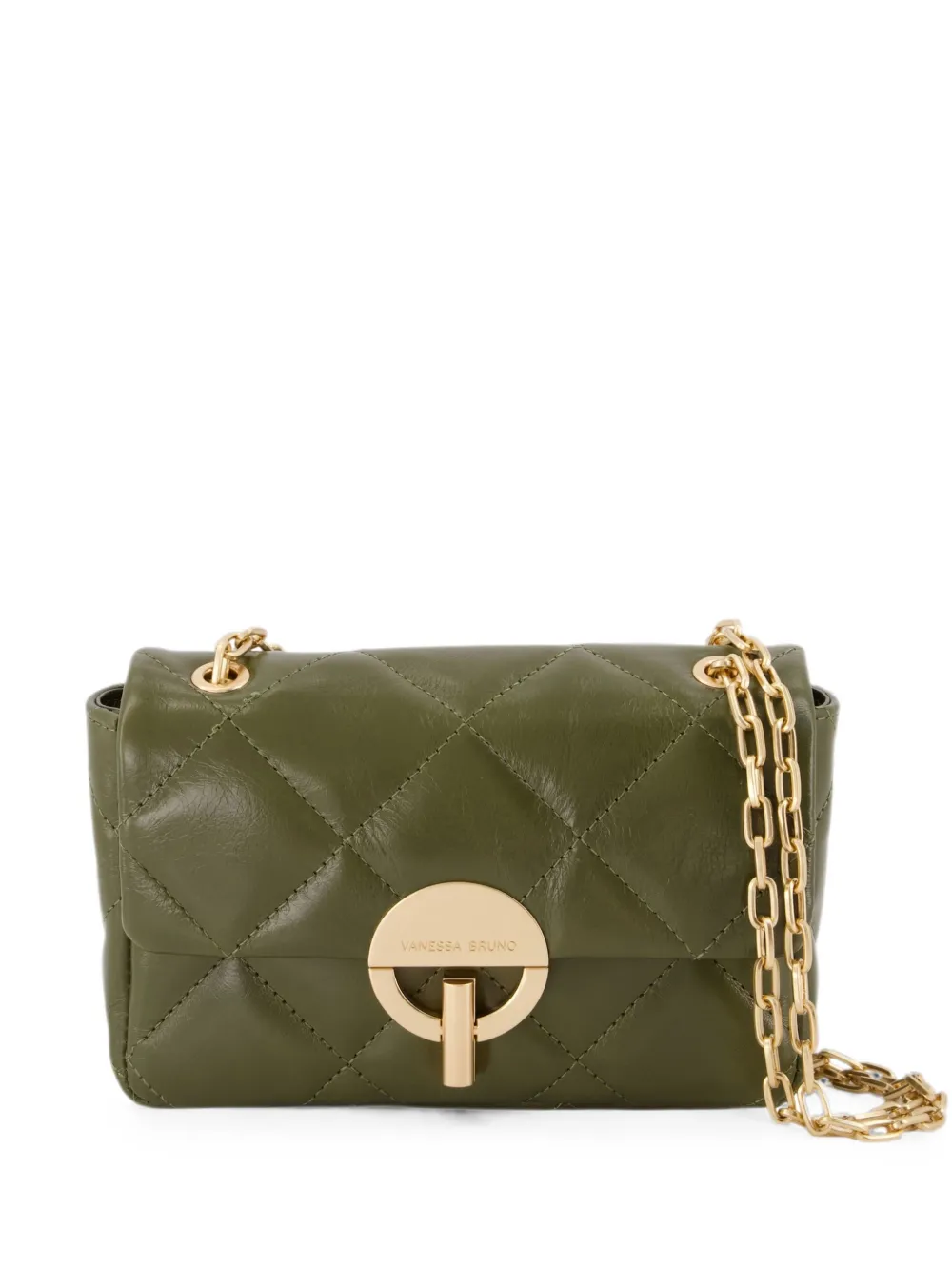 Vanessa Bruno medium Moon Moyen quilted shoulder bag - Grün