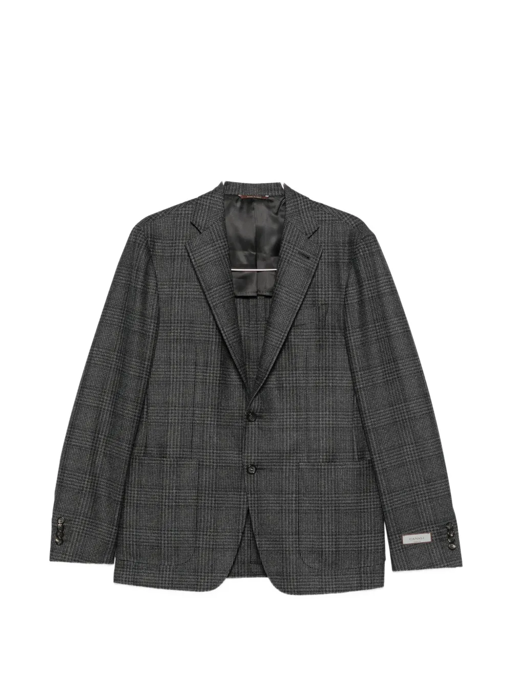 Canali Prince of Wales check blazer - Grigio