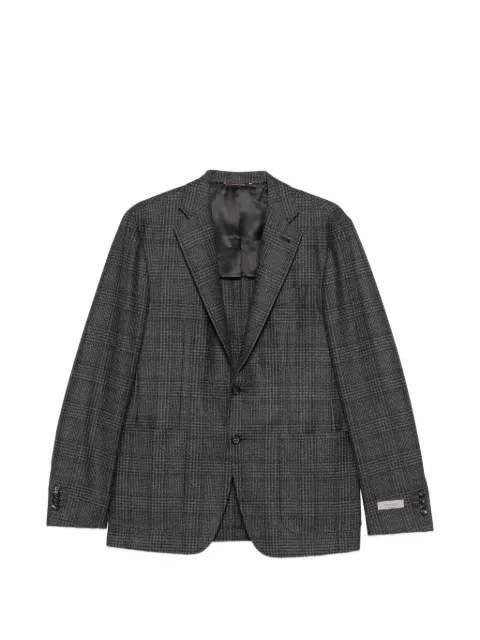 Canali Prince of Wales check blazer