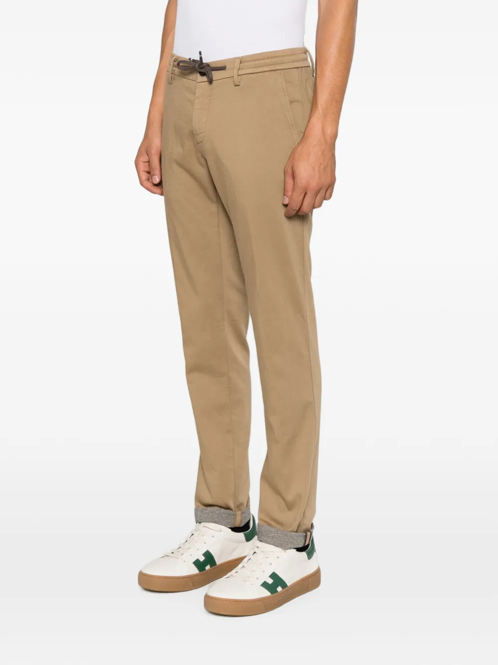 Mason's Milano broek met elastische taille Beige