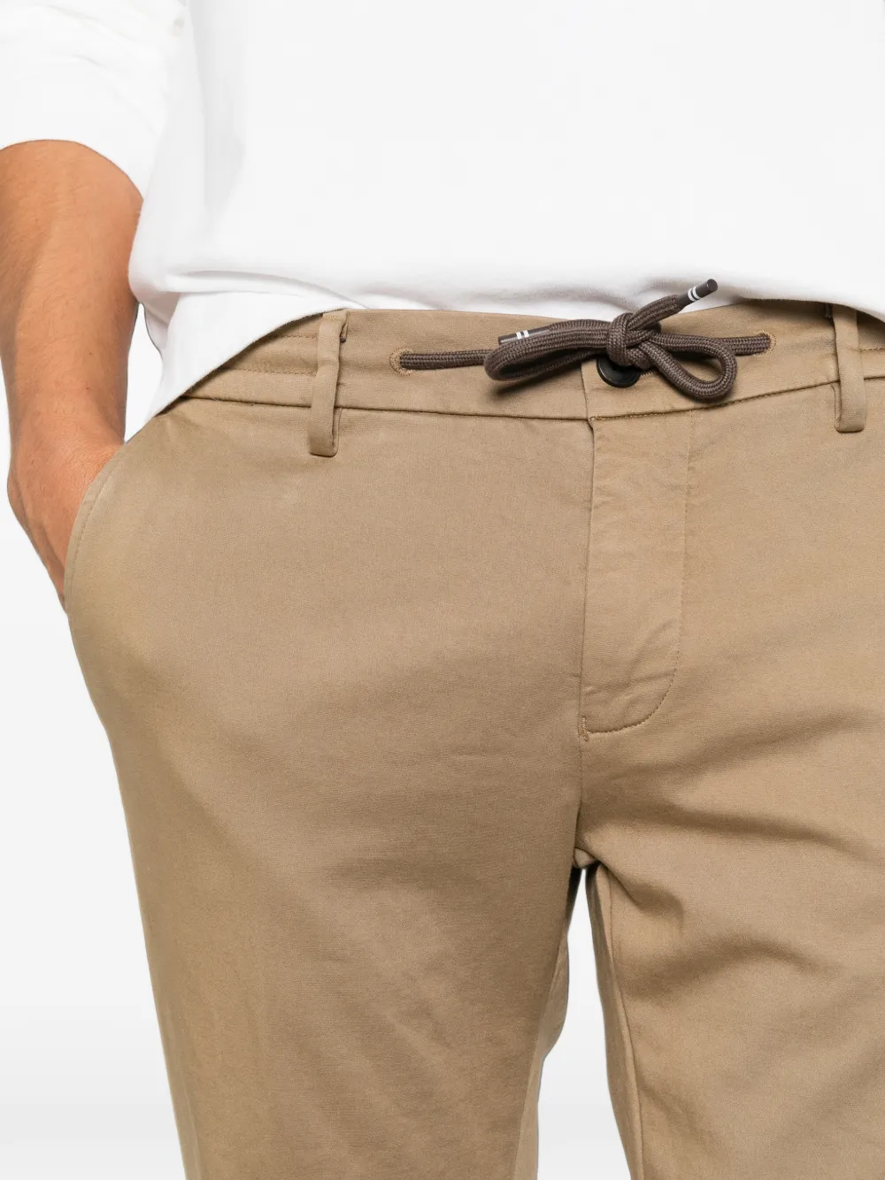 Mason's Milano broek met elastische taille Beige