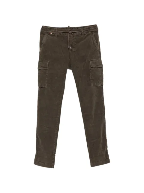 Mason's corduroy drawstring cargo trousers