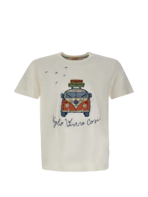 BOB Join embroidered appliqué T-shirt