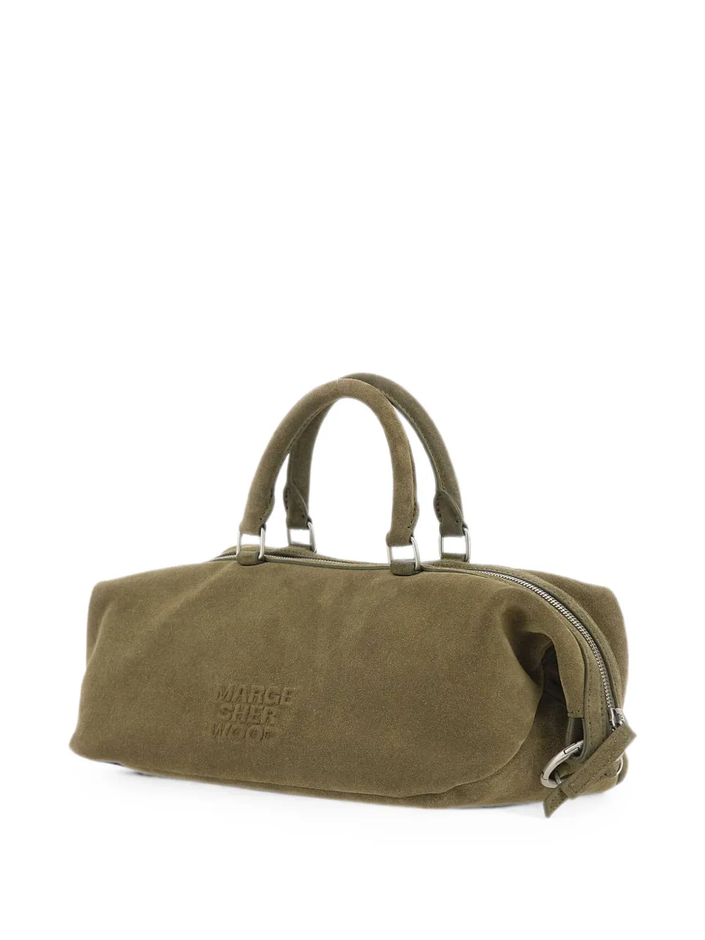 Marge Sherwood Dumpling EW suède shopper Groen