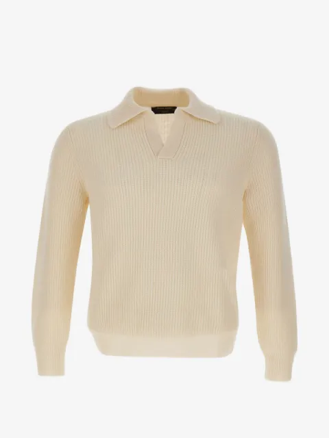 Gran Sasso Super Geelong ribbed-knit sweater