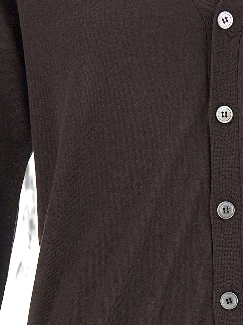 Filippo De Laurentiis V-neck button-up cardigan Bruin