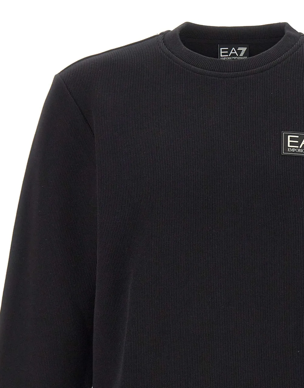 Ea7 Emporio Armani Sweater met logopatch Zwart