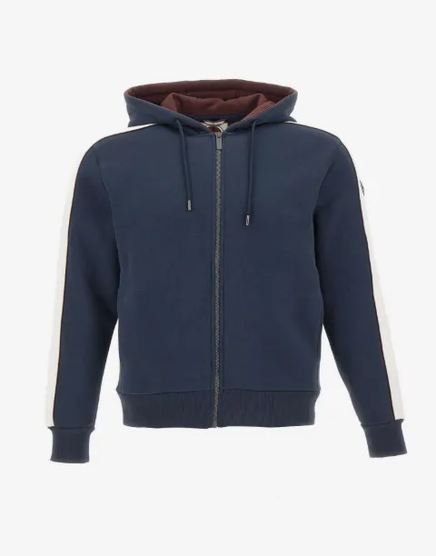 Colmar Heritage contrast-stripe zip-up hoodie