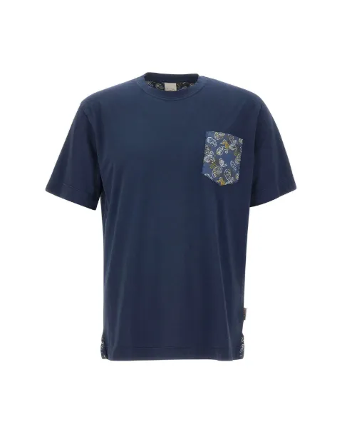 BOB Beach paisley-pocket T-shirt
