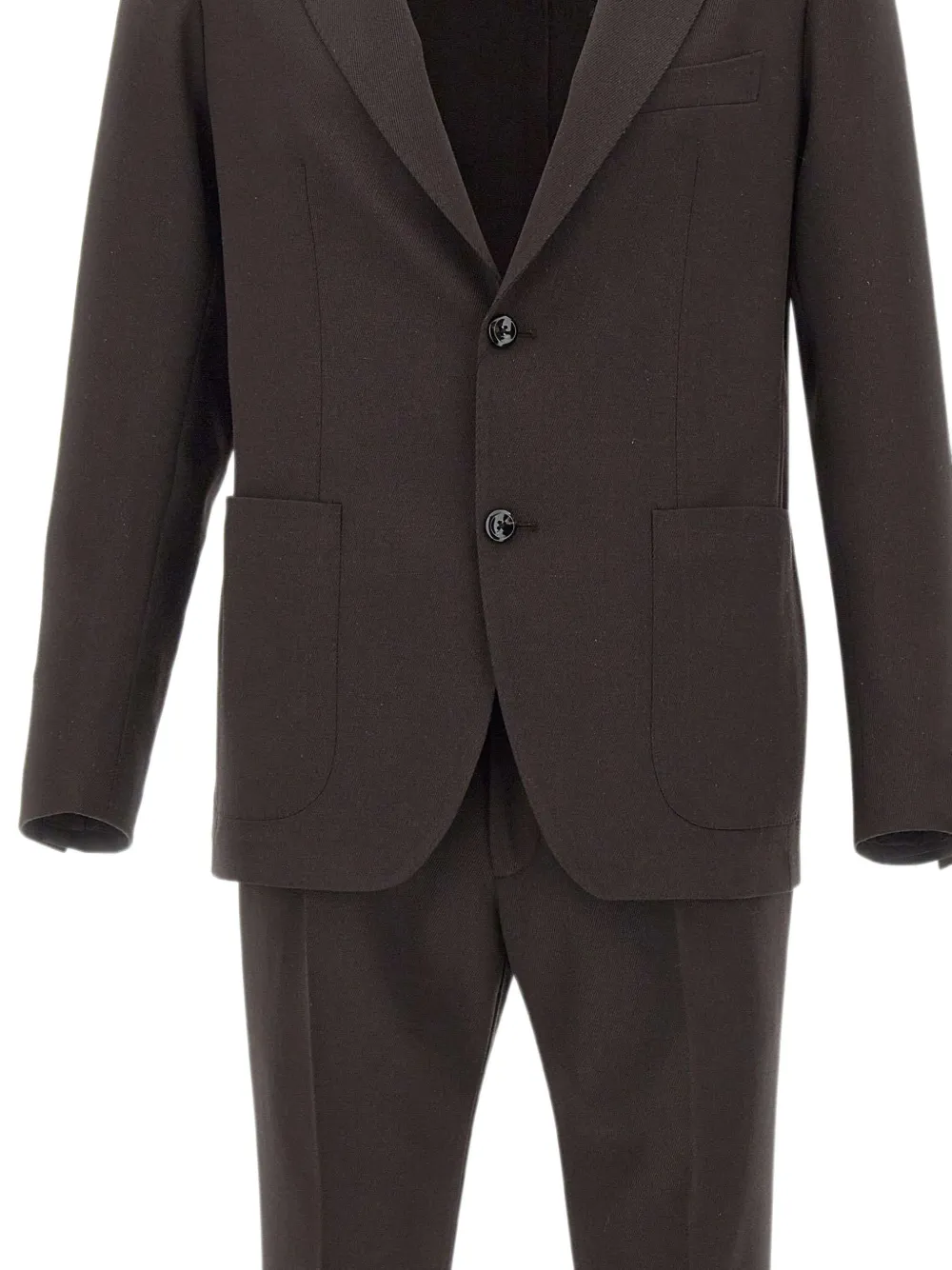 Tagliatore tailored wool suit Bruin