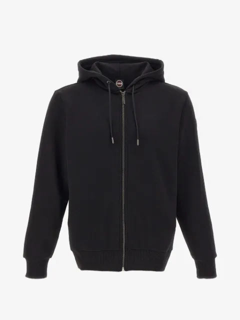 Colmar logo-patch zip-up hoodie