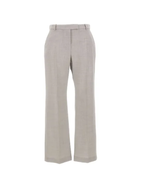 Eleventy pressed-crease straight-leg trousers