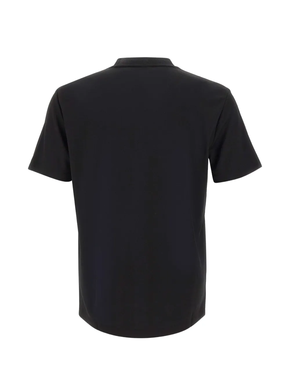 Ea7 Emporio Armani T-shirt met logoplakkaat Zwart